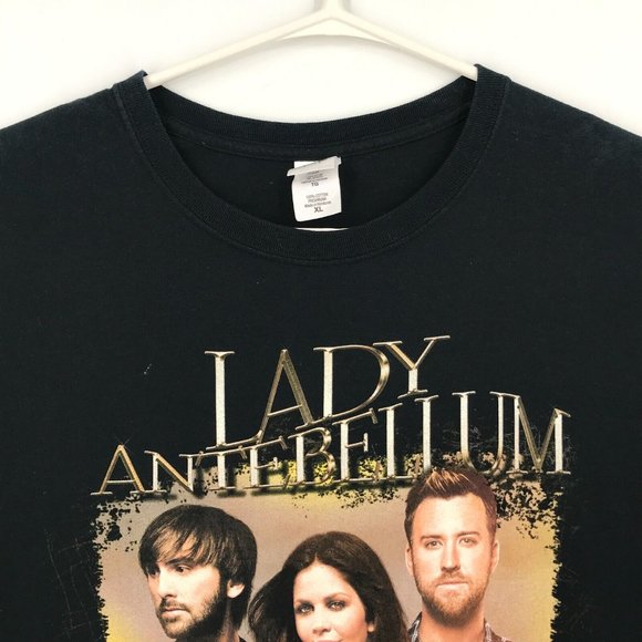 Lady Antebellum Mens Shirt XL Black Short Sleeve Concert Tee Band Tour Music - Picture 7 of 16